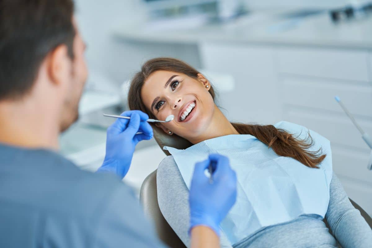 Dr. Rabanipour caring for a patient