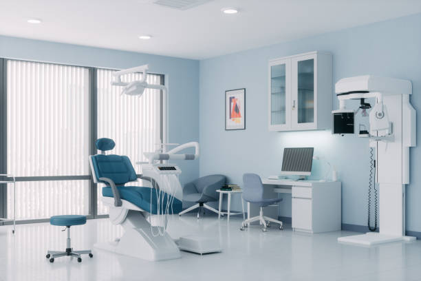 Modern dental operatory room with advanced equipment